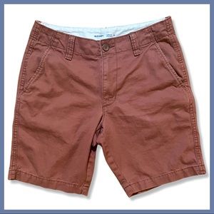 NWOT Old Navy Lived-In Straight Rust-Colored Shorts 8” Inseam